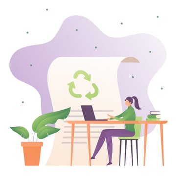 4 easy ideas for going green at the office