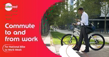 Commute to and from work for National Bike to Work Week